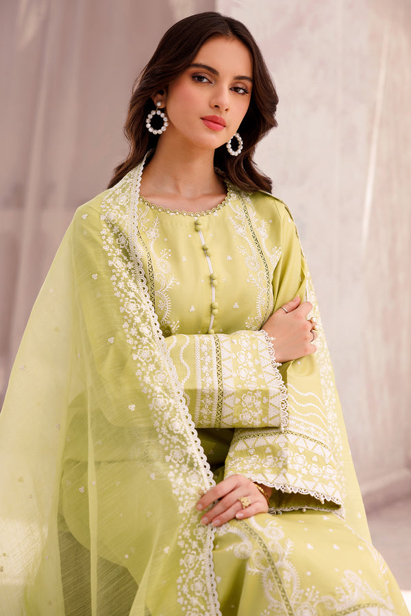 Farasha | Bahaar Embroidered Lawn | Ember Glow by Farasha - Designer Dress - Type: Ladies Clothes - Available at Libayah - 100% Original
