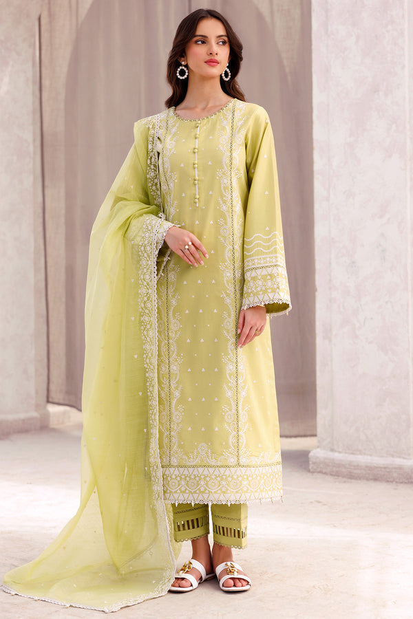 Farasha | Bahaar Embroidered Lawn | Ember Glow by Farasha - Designer Dress - Type: Ladies Clothes - Available at Libayah - 100% Original