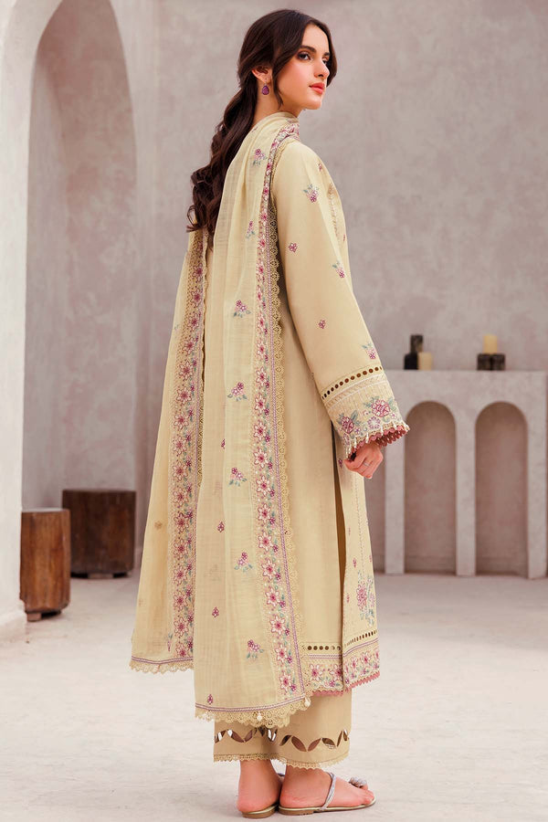 Farasha | Bahaar Embroidered Lawn | Surreal Beige by Farasha - Designer Dress - Type: Ladies Clothes - Available at Libayah - 100% Original