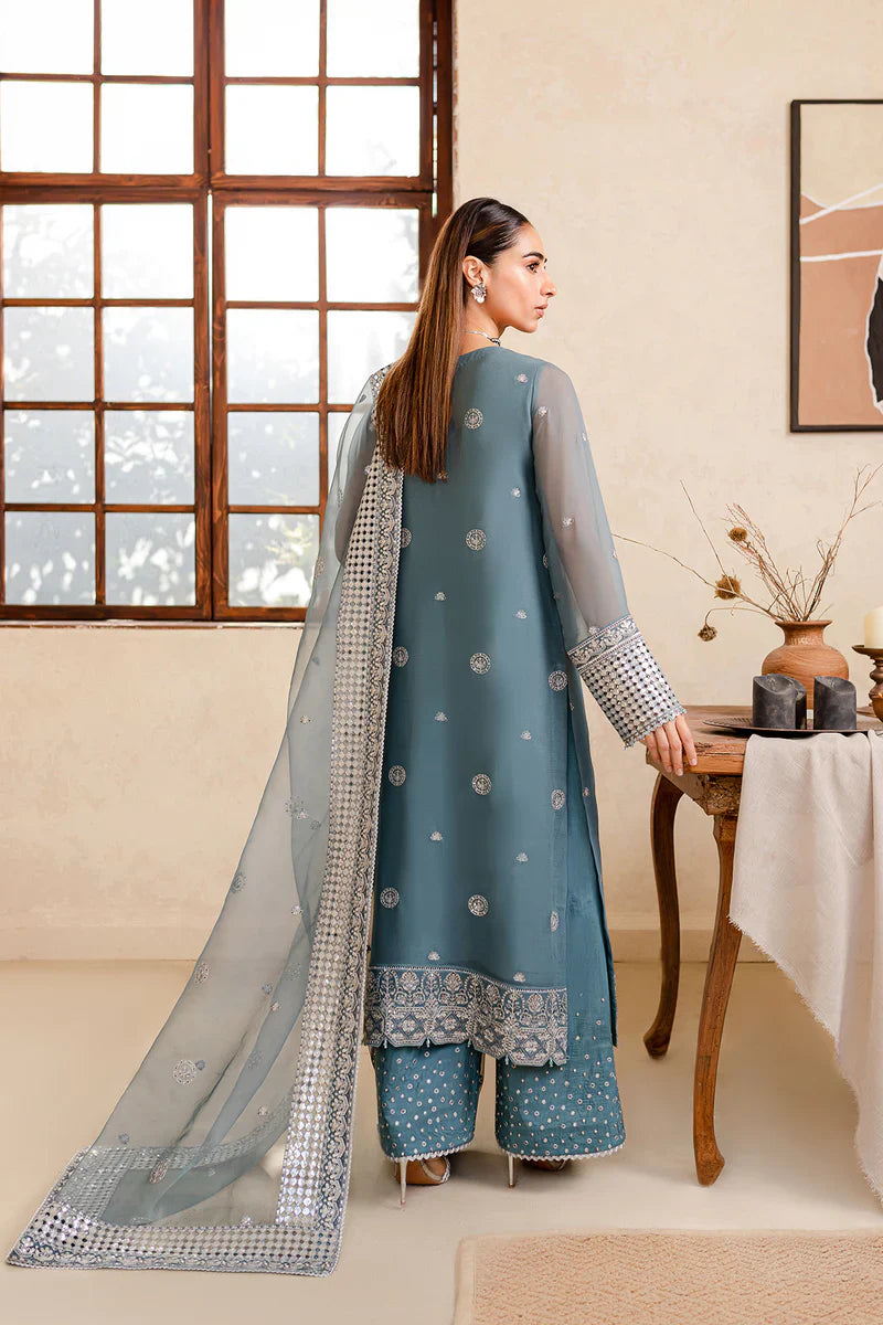 Farasha | Ritizer Festive Formals | Aqua Flora by Farasha - Designer Dress - Type: Ladies Clothes - Available at Libayah - 100% Original