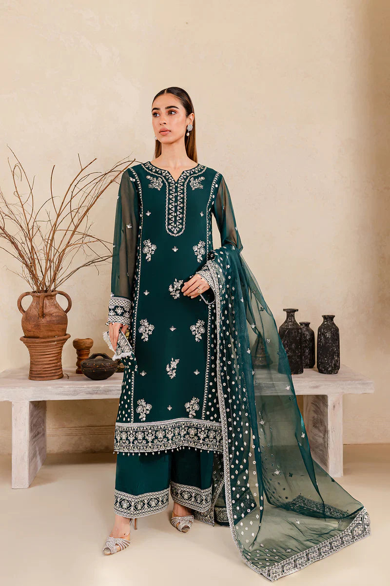 Farasha | Ritizer Festive Formals | Teal Glow by Farasha - Designer Dress - Type: Ladies Clothes - Available at Libayah - 100% Original