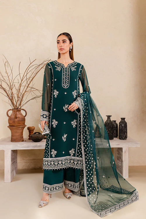 Farasha | Ritizer Festive Formals | Teal Glow by Farasha - Designer Dress - Type: Ladies Clothes - Available at Libayah - 100% Original