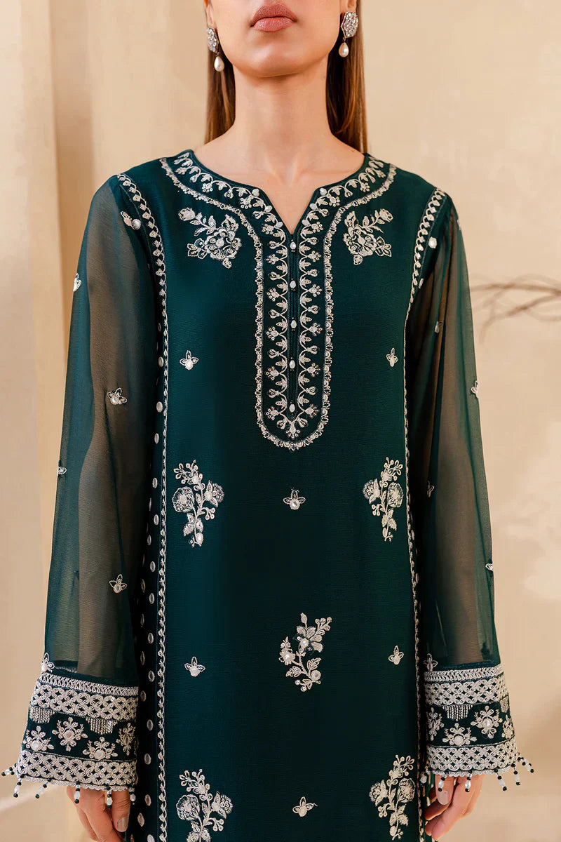 Farasha | Ritizer Festive Formals | Teal Glow by Farasha - Designer Dress - Type: Ladies Clothes - Available at Libayah - 100% Original