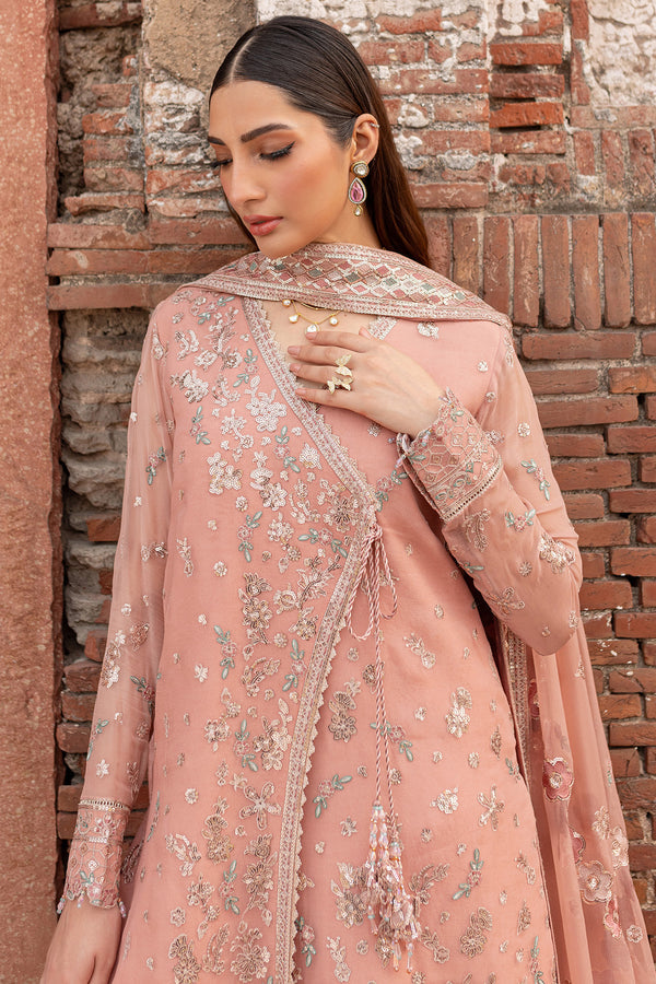 Farasha | Ritzier Wedding Formals |  Peach Bell by Farasha - Designer Dress - Type: Ladies Clothes - Available at Libayah - 100% Original