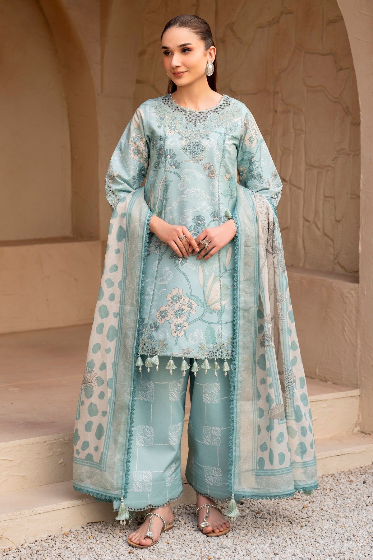 Alizeh | Levana Lawn | Fawn by Alizeh - Designer Dress - Type: Ladies Clothes - Available at Libayah - 100% Original
