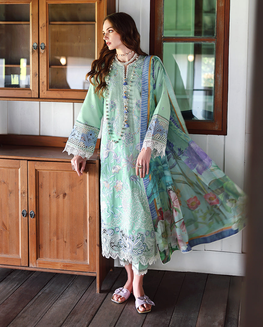 Mushq | The Secret Garden Lawn | Fernlore by Mushq - Designer Dress  - Type : Ladies Clothes - Available at Libayah - 100% Original 