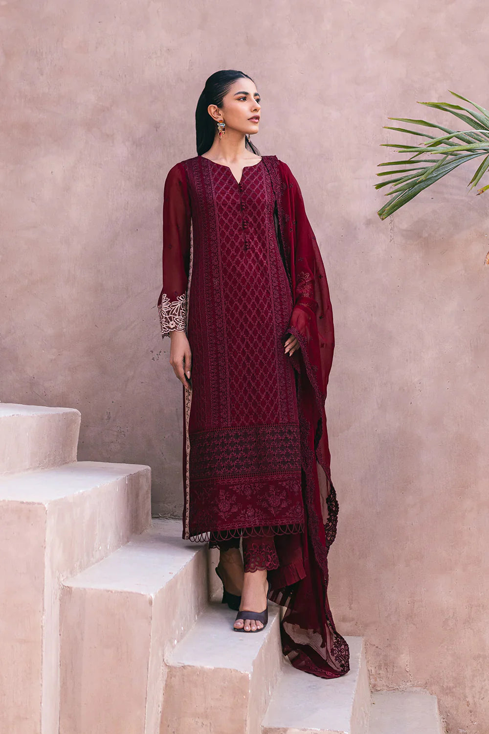 Azure | Embroidered Ensembles 3 Pcs | Fire Lily by Azure - Designer Dress - Type: Ladies Clothes - Available at Libayah - 100% Original