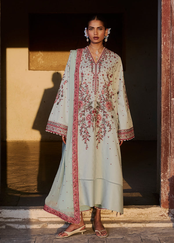Hussain Rehar | Zan SS26 | Firuz by Hussain Rehar - Designer Dress  - Type : Ladies Clothes - Available at Libayah - 100% Original 