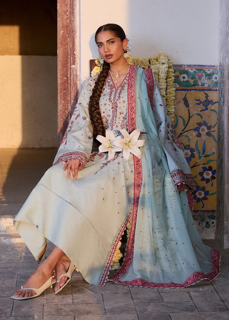 Hussain Rehar | Zan SS26 | Firuz by Hussain Rehar - Designer Dress  - Type : Ladies Clothes - Available at Libayah - 100% Original 