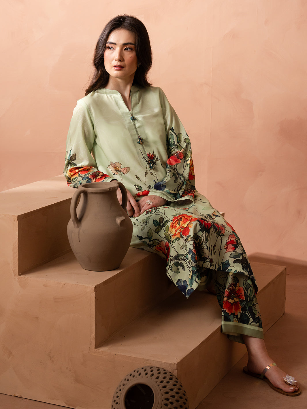IZEL | Sunset street Pret | FLAIR by Izel - Designer Dress  - Type : Ladies Clothes - Available at Libayah - 100% Original 