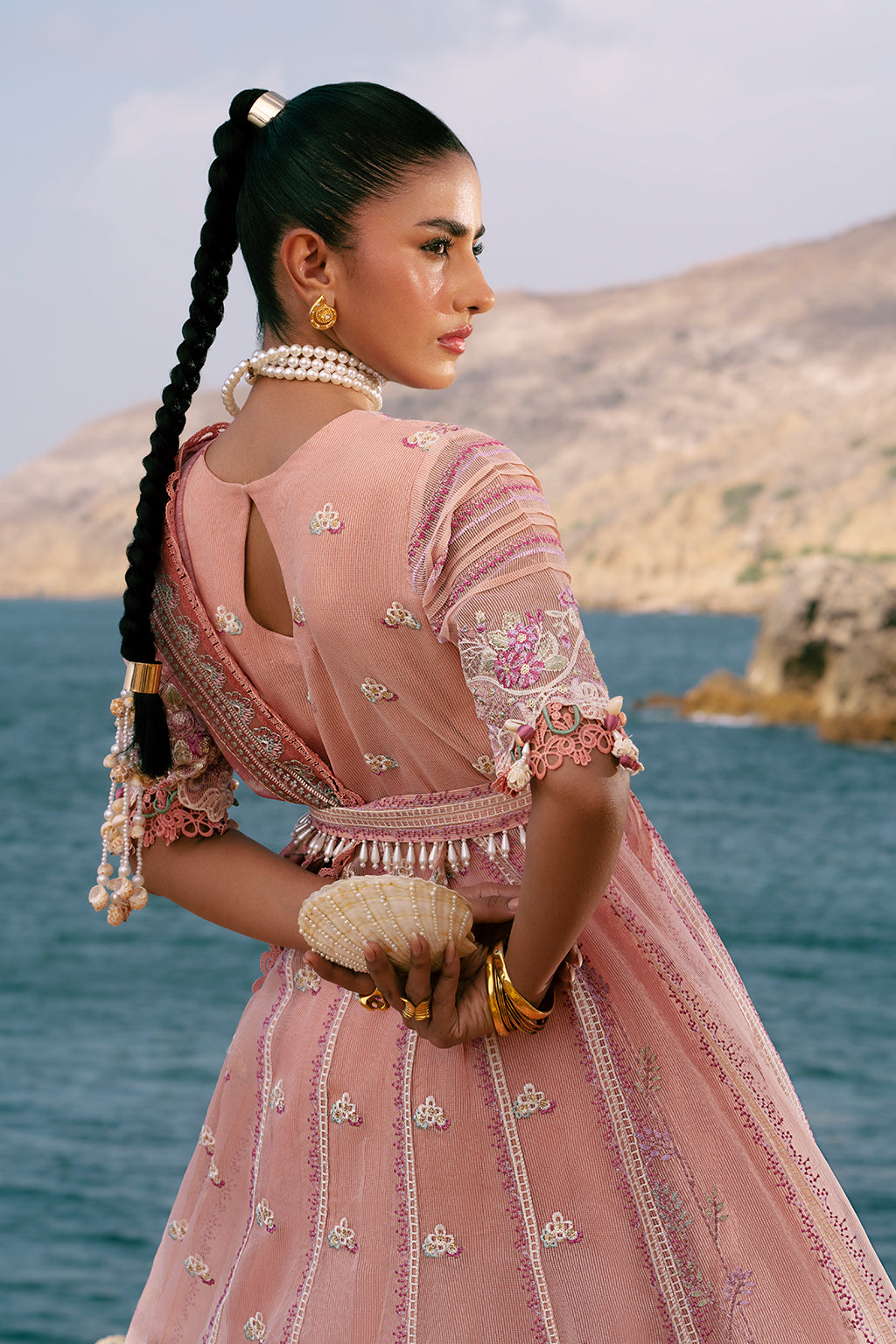 AJR Couture | Dastan Luxury Lawn 25 | Flair by AJR Couture - Designer Dress - Type: Ladies Clothes - Available at Libayah - 100% Original