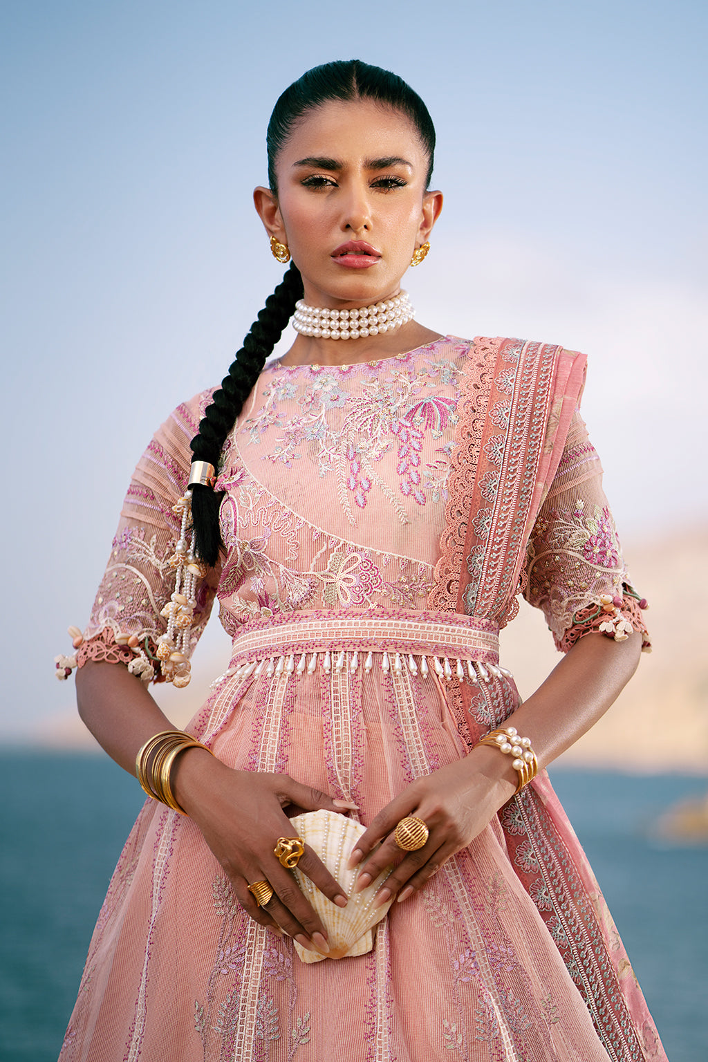 AJR Couture | Dastan Luxury Lawn 25 | Flair by AJR Couture - Designer Dress - Type: Ladies Clothes - Available at Libayah - 100% Original