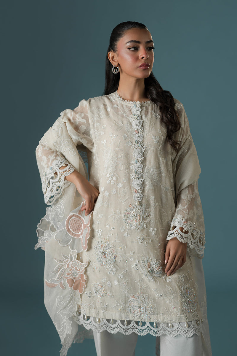 Ammara Khan | Flo 25 | Pearl Spring Lily Shalwar Set (D-10) by Ammara Khan - Designer Dress - Type: Ladies Clothes - Available at Libayah - 100% Original