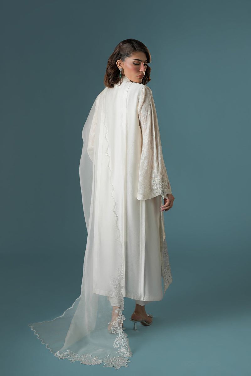 Ammara Khan | Flo 25 | Chandni Rani Long Kurta Set (D-11) by Ammara Khan - Designer Dress - Type: Ladies Clothes - Available at Libayah - 100% Original