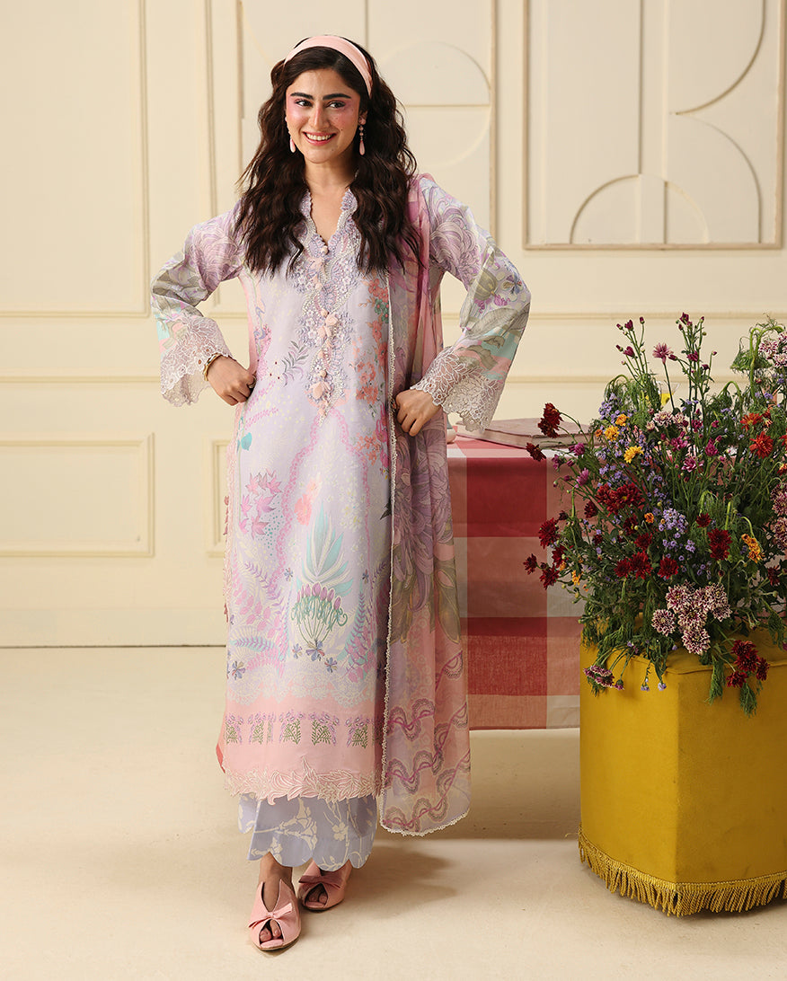 Afrozeh | Basic Pret 26 RTW | NACRE by Afrozeh - Designer Dress  - Type : Ladies Clothes - Available at Libayah - 100% Original 