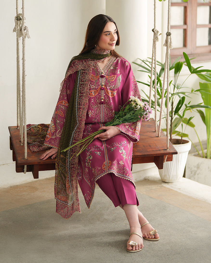 Roheenaz | Whispered Florals | Floral Garden - Designer Dress - Type : Ladies Clothes - Available at Libayah - 100% Original