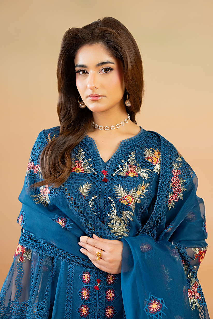 Saad Shaikh | Cutwork 26 | Floren by Saad Shaikh - Designer Dress  - Type : Ladies Clothes - Available at Libayah - 100% Original 