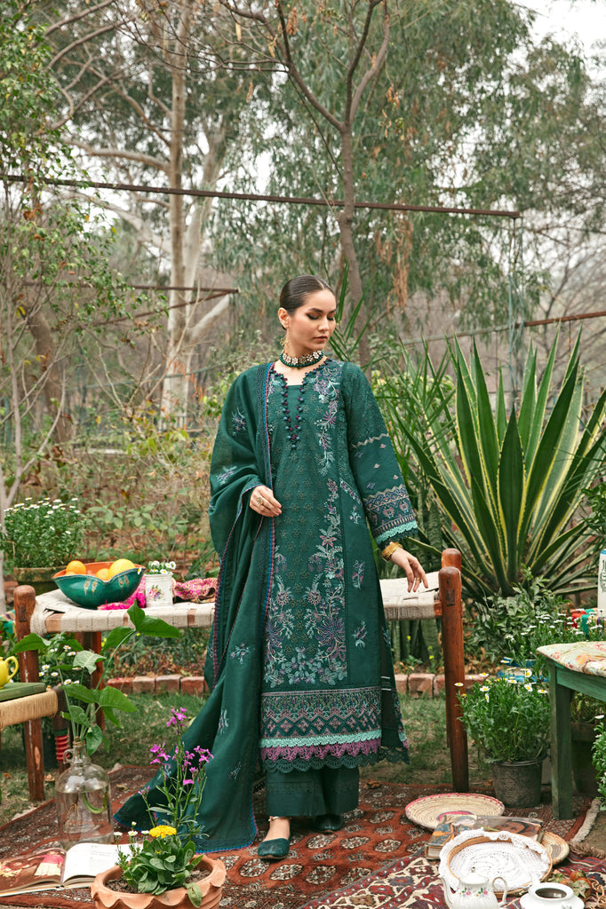 Florent | Luxury Lawn 24 | FFL-7A by Florent - Designer Dress - Type: Ladies Clothes - Available at Libayah - 100% Original