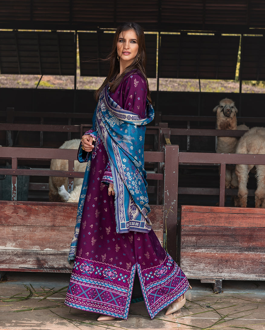 Florence Whisper – authentic Pakistani dress from the Mushq Winter Broadway 25 collection for women in the UK.