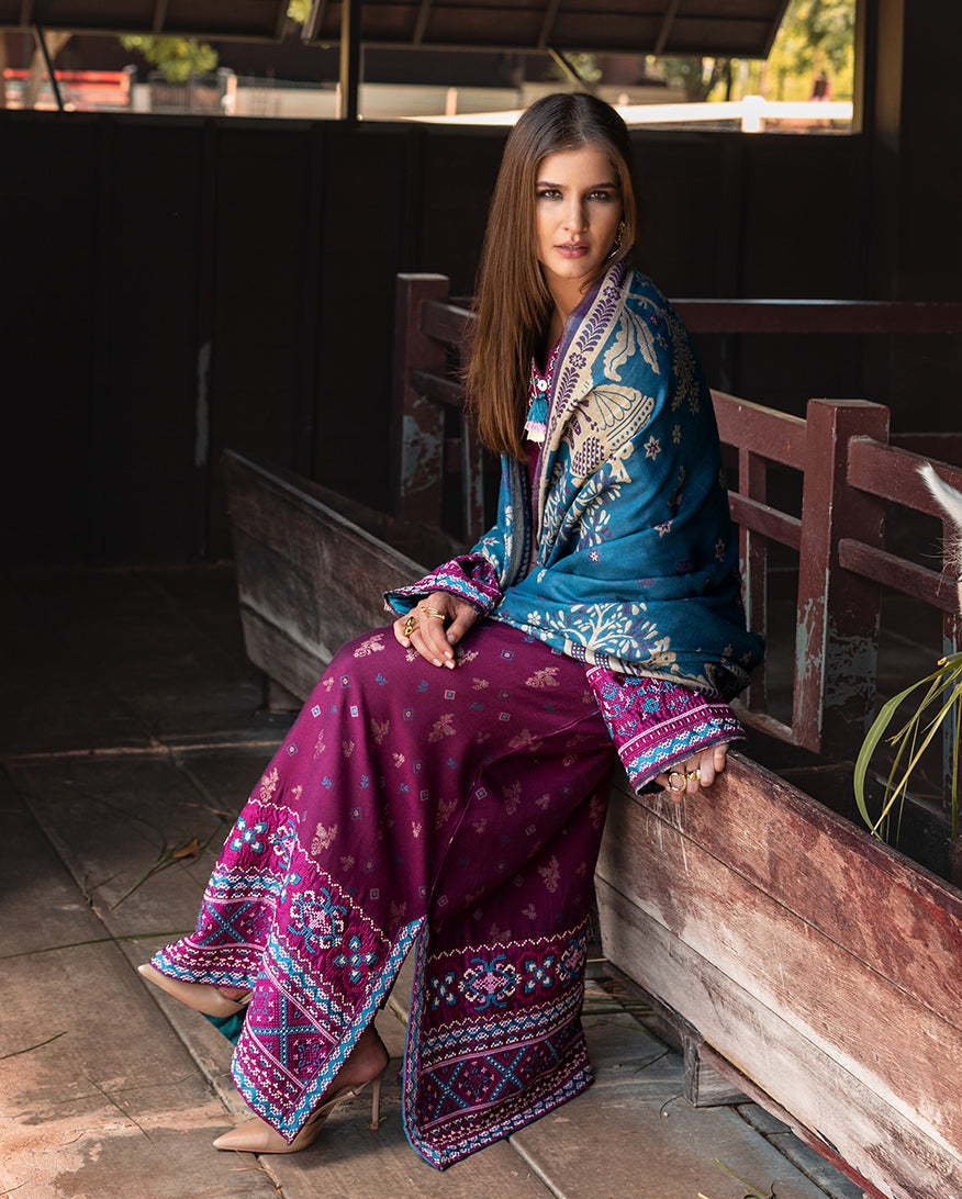 Florence Whisper – authentic Pakistani dress from the Mushq Winter Broadway 25 collection for women in the UK.