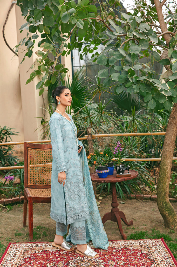 Florent | Luxury Lawn 24 | FFL-8B by Florent - Designer Dress - Type: Ladies Clothes - Available at Libayah - 100% Original
