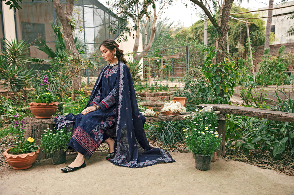Florent | Luxury Lawn 24 | 3A by Florent - Designer Dress - Type: Ladies Clothes - Available at Libayah - 100% Original