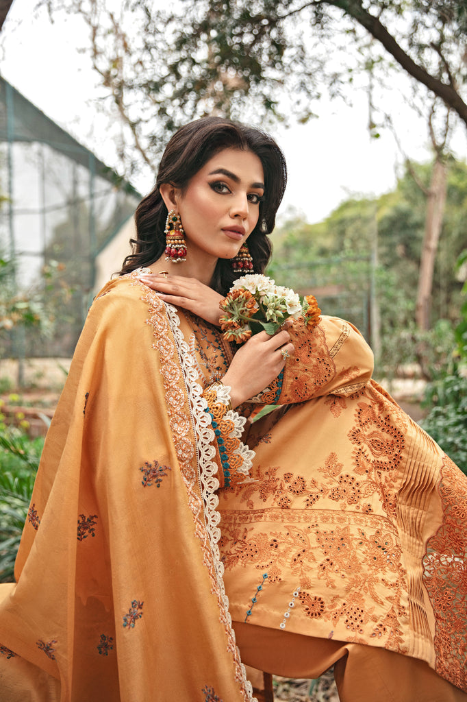 Florent | Luxury Lawn 24 | FFL-4A by Florent - Designer Dress - Type: Ladies Clothes - Available at Libayah - 100% Original