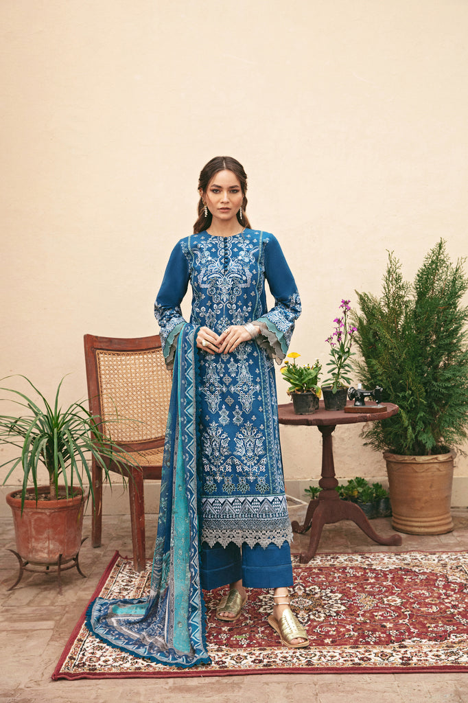 Florent | Luxury Lawn 24 | FFL-5A by Florent - Designer Dress - Type: Ladies Clothes - Available at Libayah - 100% Original