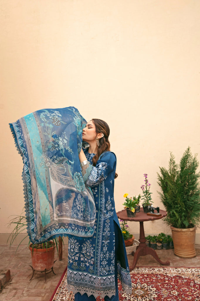 Florent | Luxury Lawn 24 | FFL-5A by Florent - Designer Dress - Type: Ladies Clothes - Available at Libayah - 100% Original