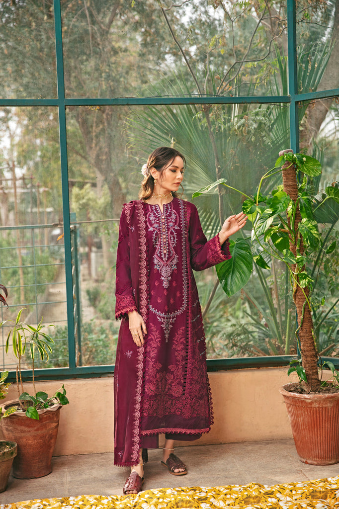 Florent | Luxury Lawn 24 | FFL-4B by Florent - Designer Dress - Type: Ladies Clothes - Available at Libayah - 100% Original