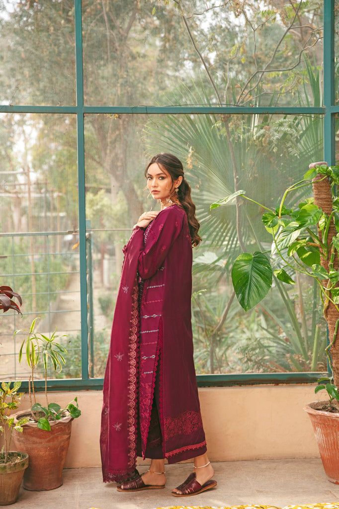 Florent | Luxury Lawn 24 | FFL-4B by Florent - Designer Dress - Type: Ladies Clothes - Available at Libayah - 100% Original
