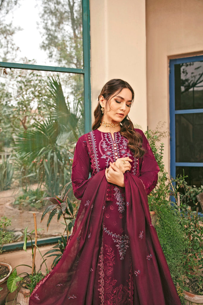Florent | Luxury Lawn 24 | FFL-4B by Florent - Designer Dress - Type: Ladies Clothes - Available at Libayah - 100% Original
