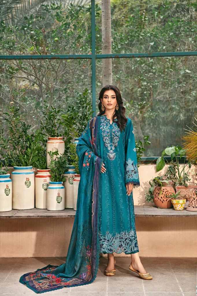 Florent | Luxury Lawn 24 | FFL-2B by Florent - Designer Dress - Type: Ladies Clothes - Available at Libayah - 100% Original