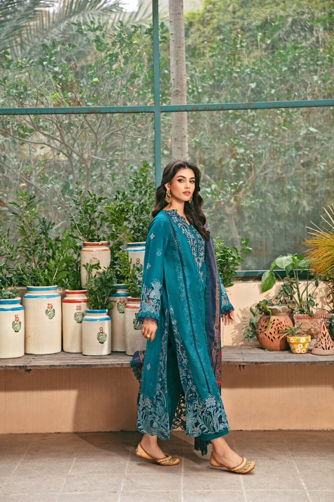 Florent | Luxury Lawn 24 | FFL-2B by Florent - Designer Dress - Type: Ladies Clothes - Available at Libayah - 100% Original