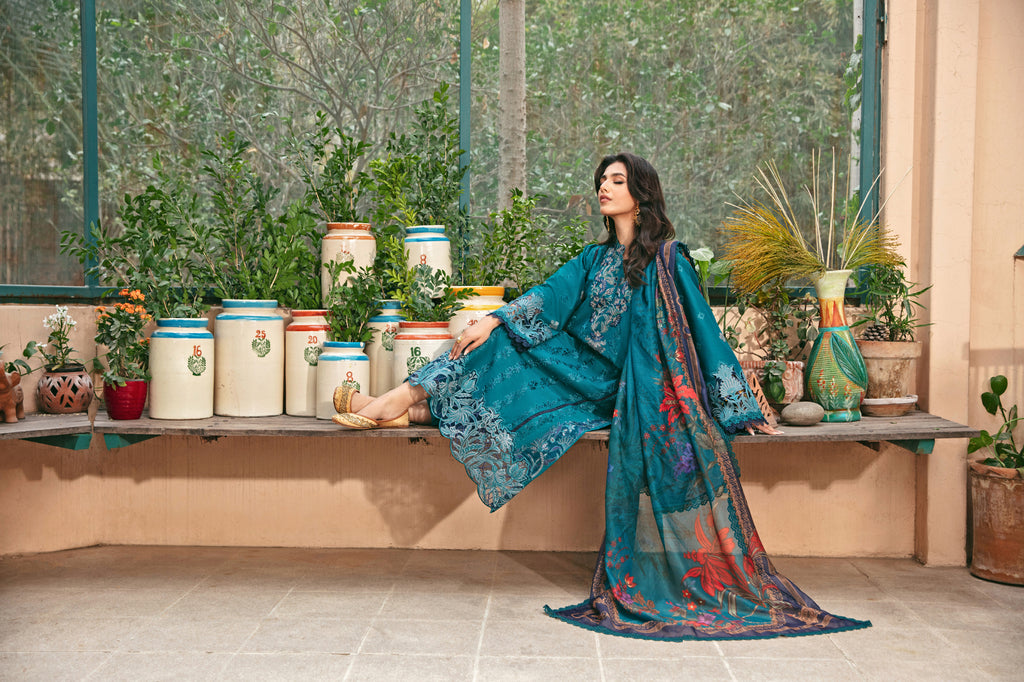 Florent | Luxury Lawn 24 | FFL-2B by Florent - Designer Dress - Type: Ladies Clothes - Available at Libayah - 100% Original