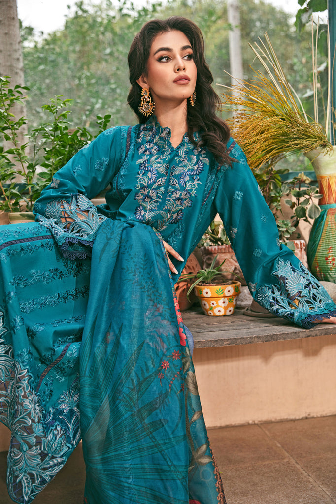 Florent | Luxury Lawn 24 | FFL-2B by Florent - Designer Dress - Type: Ladies Clothes - Available at Libayah - 100% Original