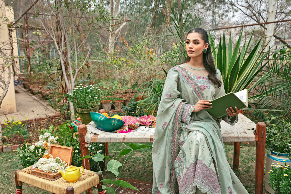 Florent | Luxury Lawn 24 | FFL-3B by Florent - Designer Dress - Type: Ladies Clothes - Available at Libayah - 100% Original