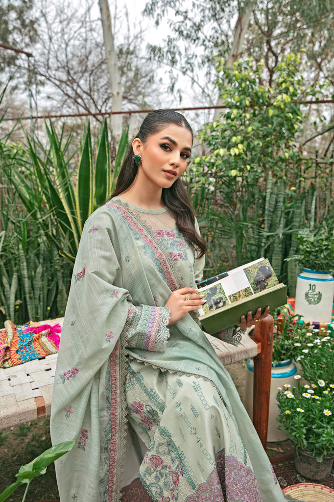 Florent | Luxury Lawn 24 | FFL-3B by Florent - Designer Dress - Type: Ladies Clothes - Available at Libayah - 100% Original