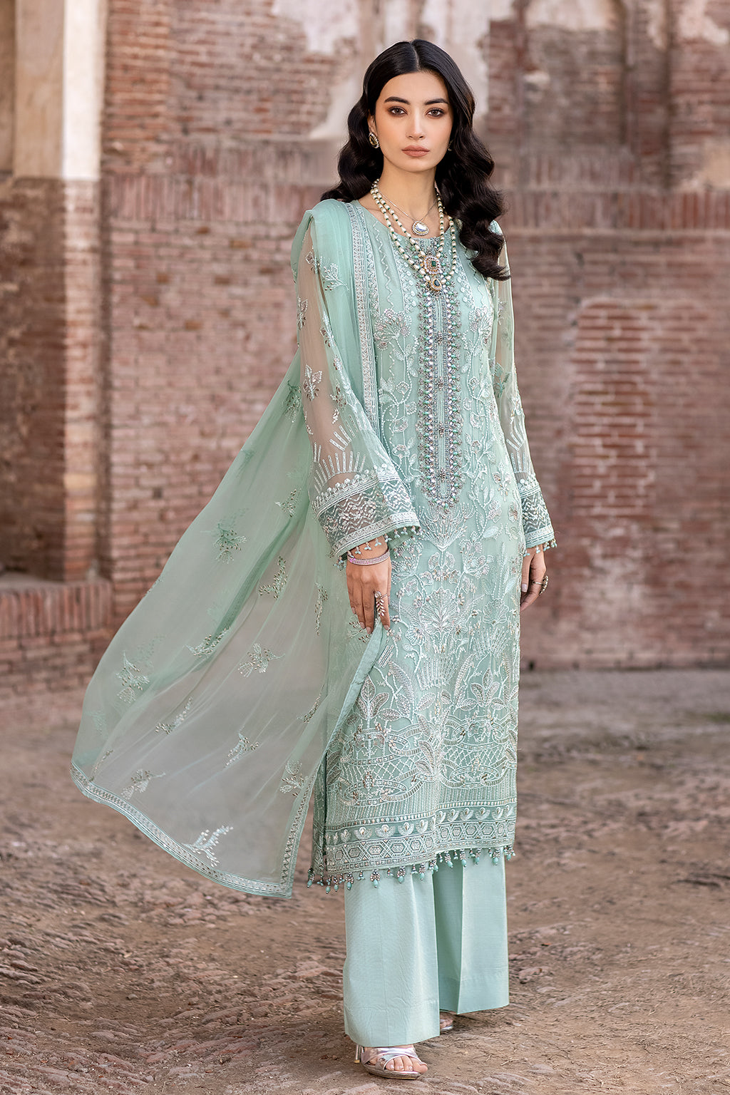 Flossie | Safeera Formals vol 13 | SNOW PEA (A) by Flossie - Designer Dress - Type: Ladies Clothes - Available at Libayah - 100% Original