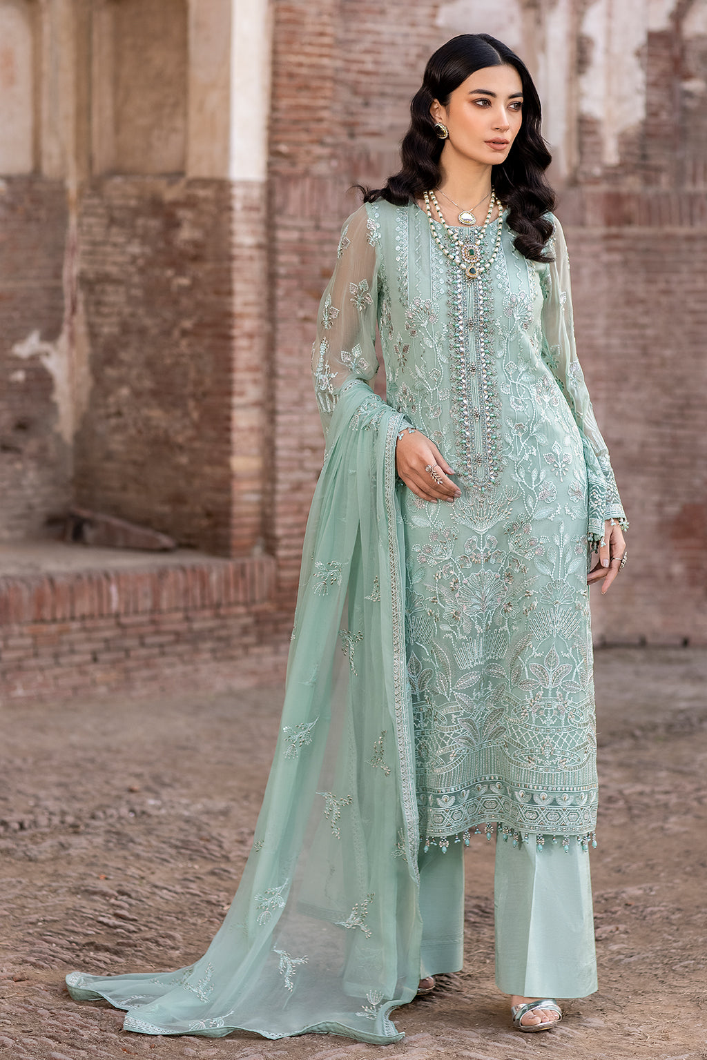 Flossie | Safeera Formals vol 13 | SNOW PEA (A) by Flossie - Designer Dress - Type: Ladies Clothes - Available at Libayah - 100% Original