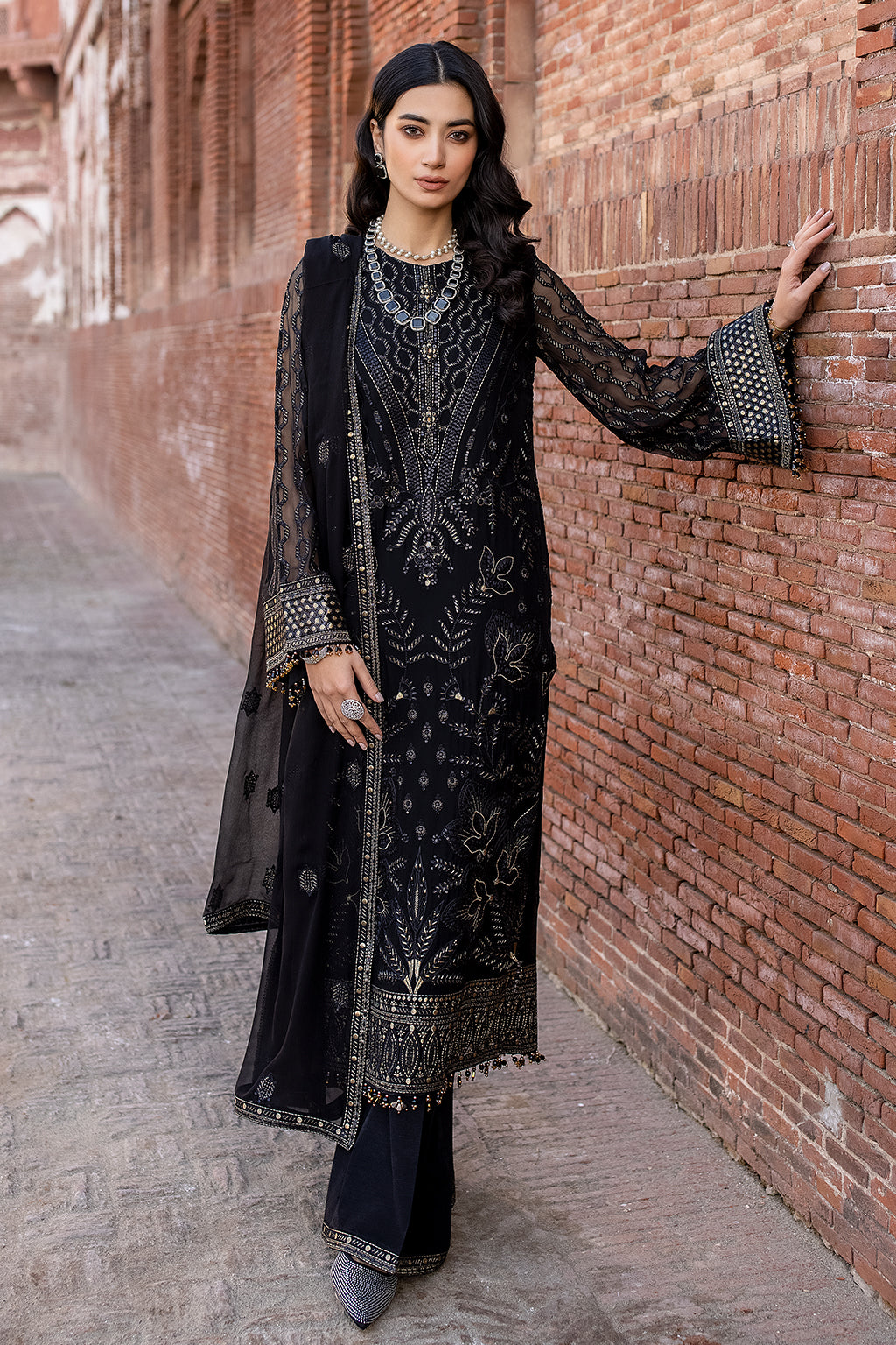 Flossie | Safeera Formals vol 13 | DARK VEIL by Flossie - Designer Dress - Type: Ladies Clothes - Available at Libayah - 100% Original