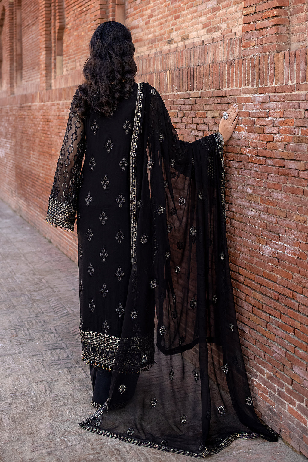Flossie | Safeera Formals vol 13 | DARK VEIL by Flossie - Designer Dress - Type: Ladies Clothes - Available at Libayah - 100% Original