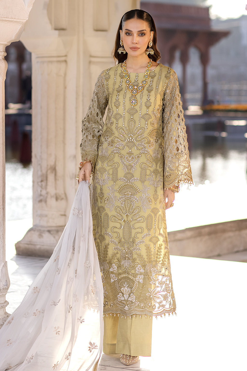 Flossie | Safeera Formals vol 13 | HONEY HAZE by Flossie - Designer Dress - Type: Ladies Clothes - Available at Libayah - 100% Original
