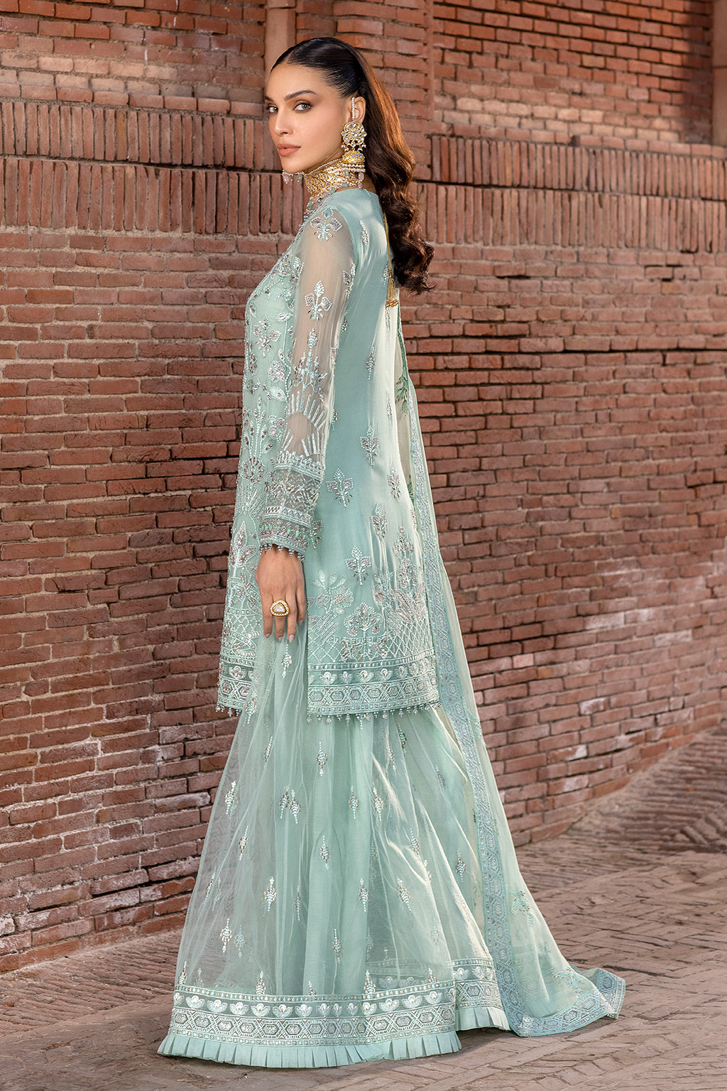 Flossie | Safeera Formals vol 13 | SNOW PEA (B) by Flossie - Designer Dress - Type: Ladies Clothes - Available at Libayah - 100% Original
