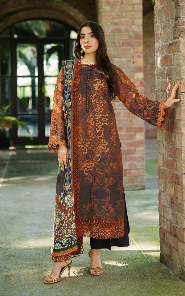 Forest Calm – authentic Pakistani dress from the Asifa and Nabeel Meraki Winter 25 collection for women in the UK