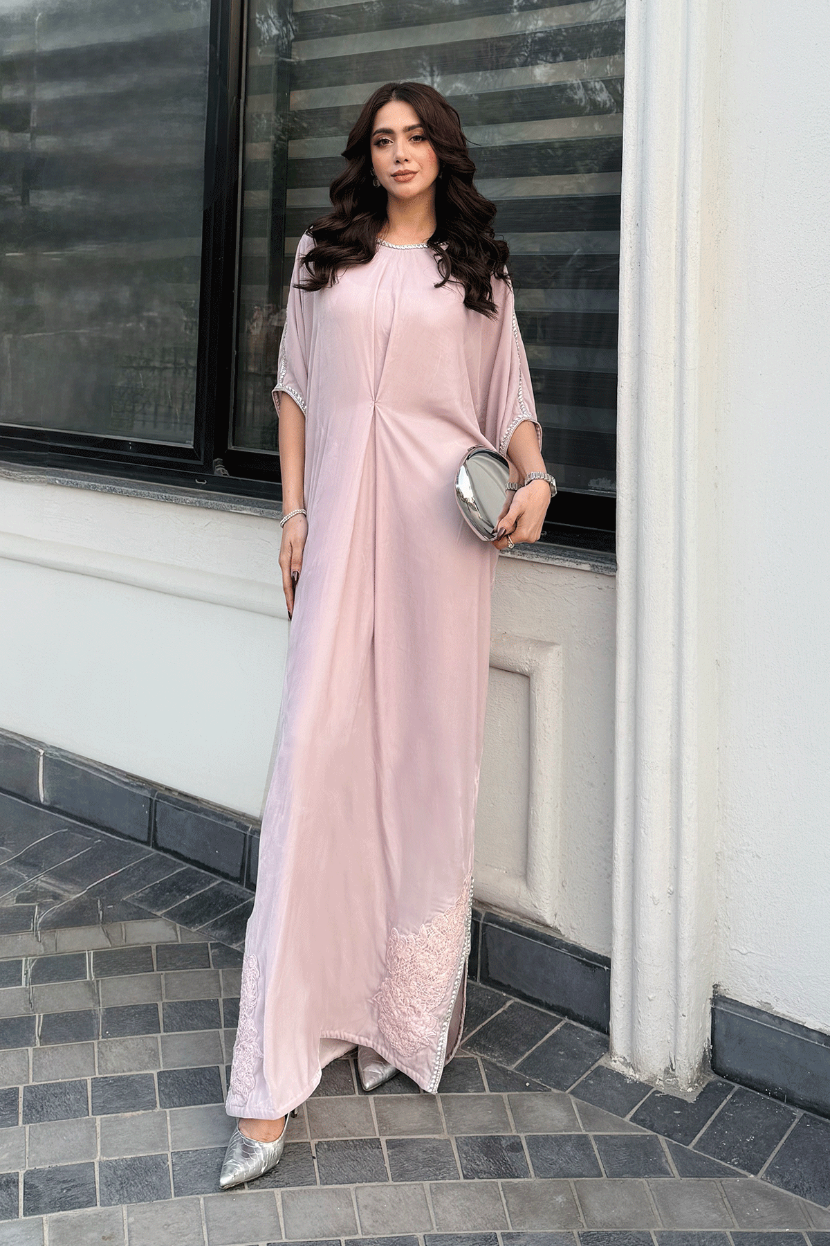 Erum Khan | Velvet Edit | Petal - Designer Dress - Type : Ladies Clothes - Available at Libayah - 100% Original