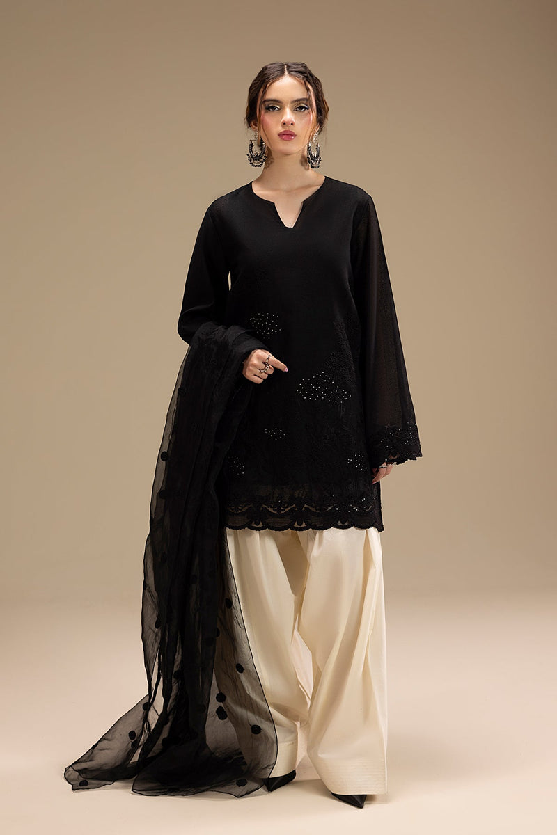 Erum Khan | Lillia Summer Edit | Night Petal by Erum Khan - Designer Dress - Type: Ladies Clothes - Available at Libayah - 100% Original