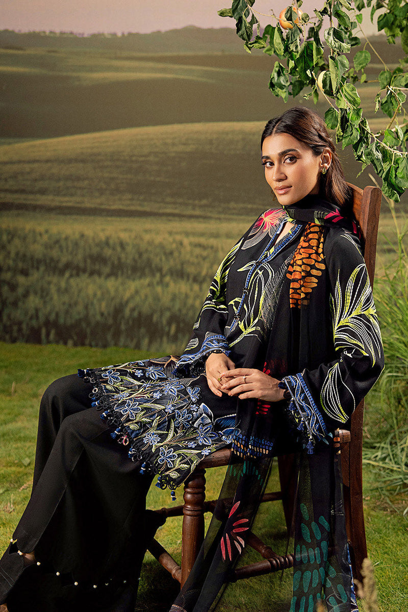 Maria B | Basics Winter 25 | MB-PFUS25-08B by Maria B - Designer Dress  - Type : Ladies Clothes - Available at Libayah - 100% Original 