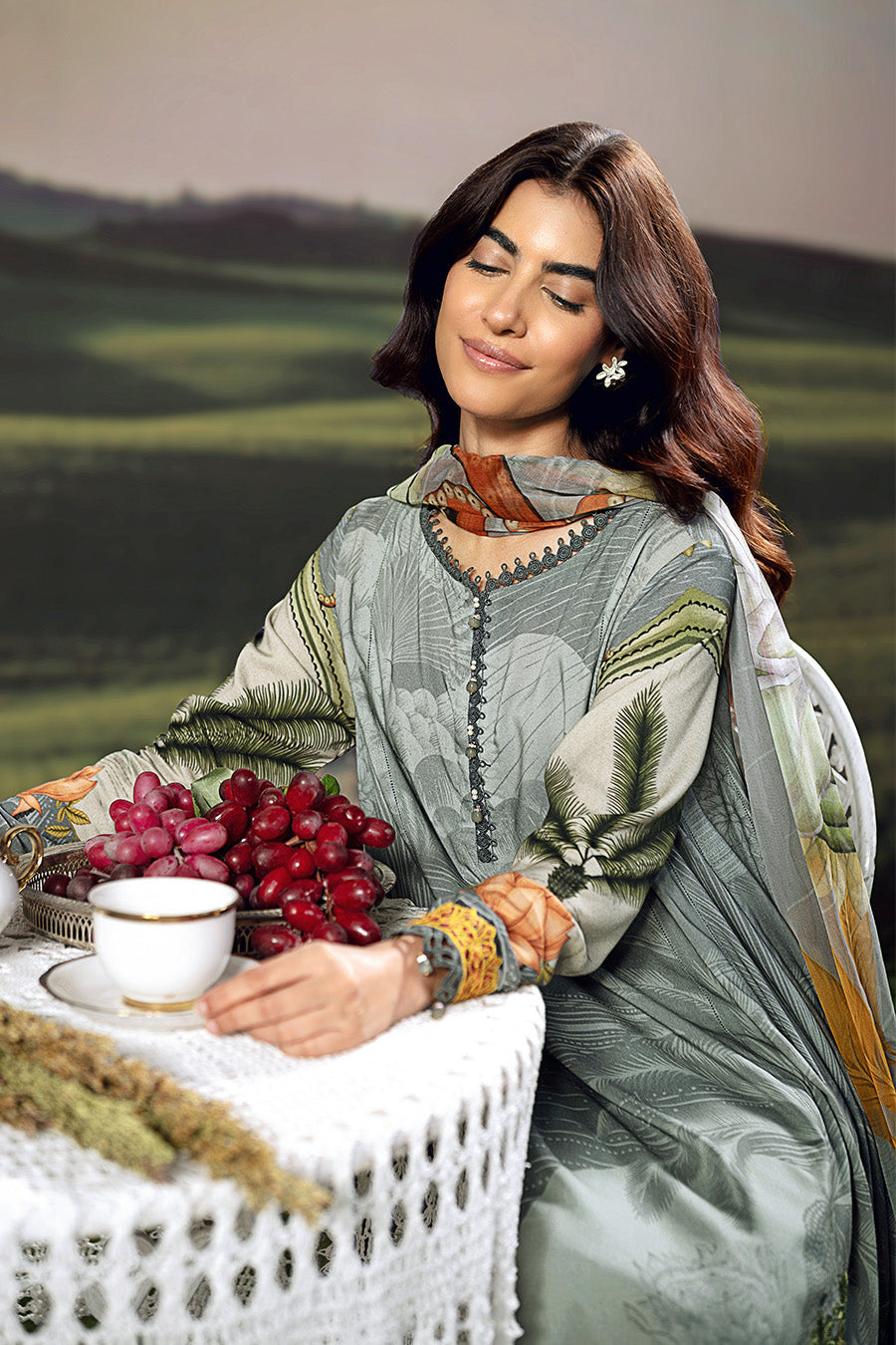 Maria B | Basics Winter 25 | MB-PFUS25-06A by Maria B - Designer Dress  - Type : Ladies Clothes - Available at Libayah - 100% Original 
