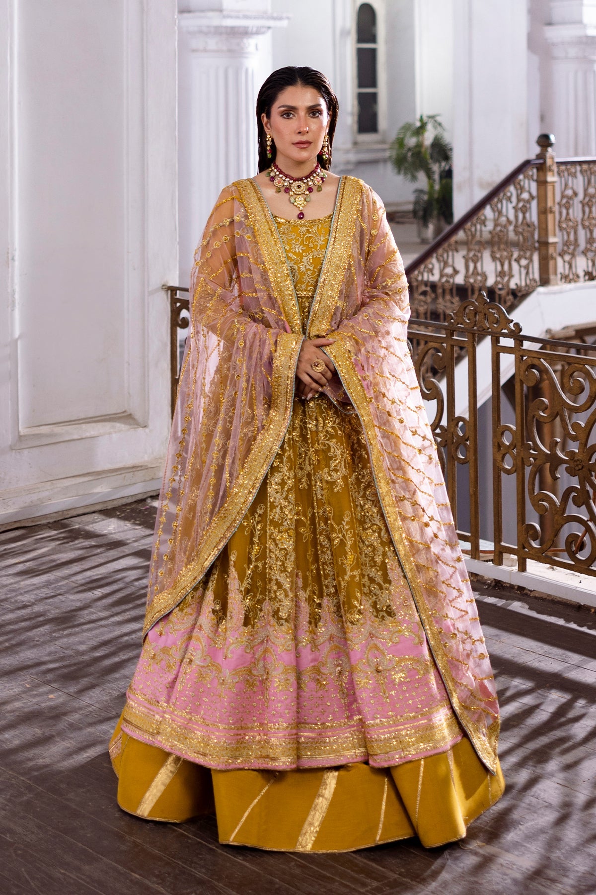 Erum Khan | Jahan Wedding 25 | Sunberry by Erum Khan - Designer Dress  - Type : Ladies Clothes - Available at Libayah - 100% Original 